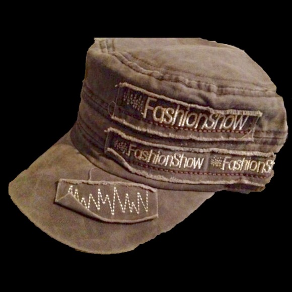 Vintage Distressed Fashion Patches Cap NWT Deadstock Never Worn - Picture 3 of 4